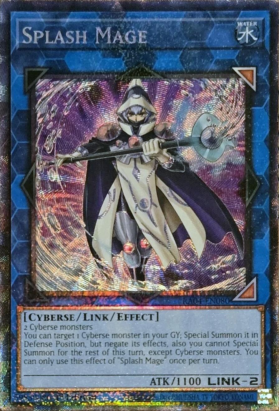 Splash Mage [RA04-EN080] Prismatic Collector's Rare | Gear Gaming Bentonville