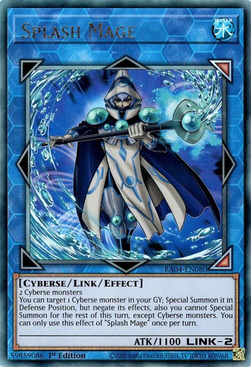 Splash Mage [RA04-EN080] Prismatic Ultimate Rare | Gear Gaming Bentonville