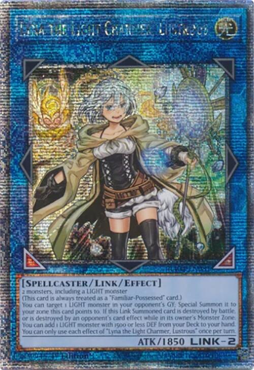 Lyna the Light Charmer, Lustrous [RA04-EN081] Quarter Century Secret Rare | Gear Gaming Bentonville
