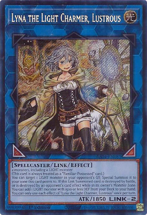 Lyna the Light Charmer, Lustrous [RA04-EN081] Secret Rare | Gear Gaming Bentonville
