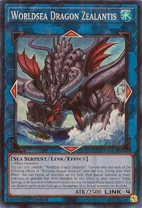 Worldsea Dragon Zealantis [RA04-EN082] Super Rare | Gear Gaming Bentonville