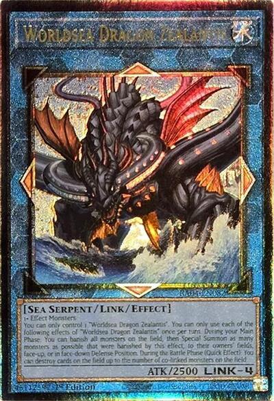 Worldsea Dragon Zealantis [RA04-EN082] Prismatic Ultimate Rare | Gear Gaming Bentonville