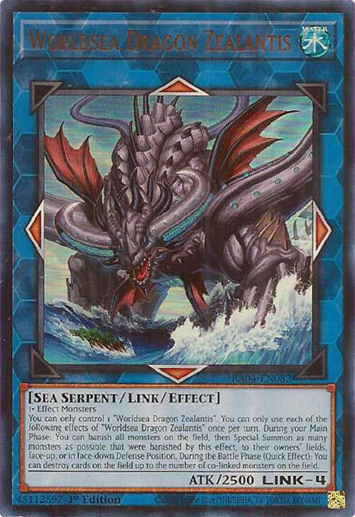 Worldsea Dragon Zealantis [RA04-EN082] Ultra Rare | Gear Gaming Bentonville