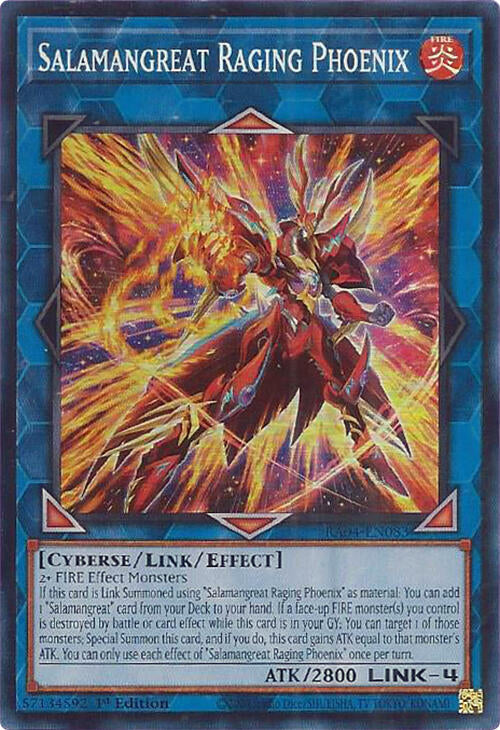 Salamangreat Raging Phoenix [RA04-EN083] Super Rare | Gear Gaming Bentonville
