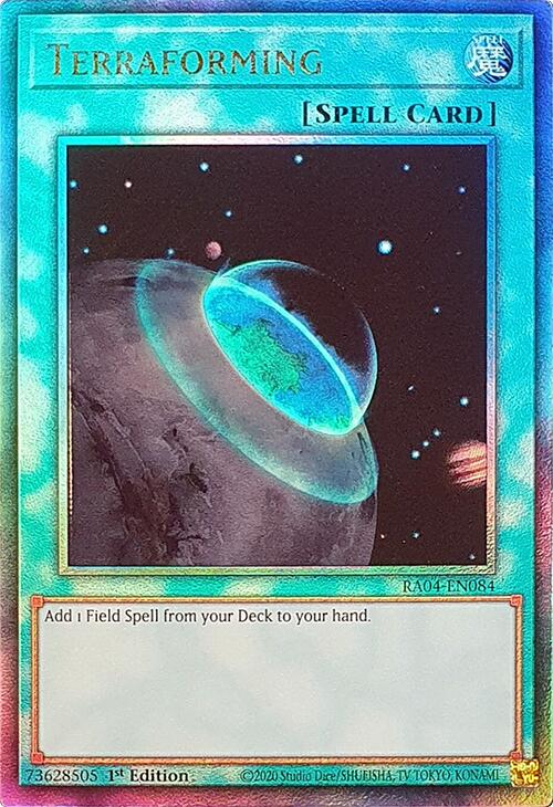 Terraforming [RA04-EN084] Prismatic Ultimate Rare | Gear Gaming Bentonville