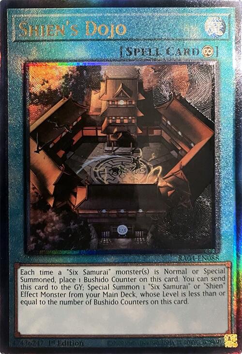 Shien's Dojo [RA04-EN088] Prismatic Ultimate Rare | Gear Gaming Bentonville