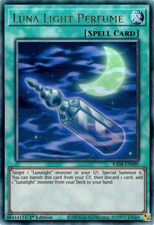 Luna Light Perfume [RA04-EN090] Prismatic Ultimate Rare | Gear Gaming Bentonville