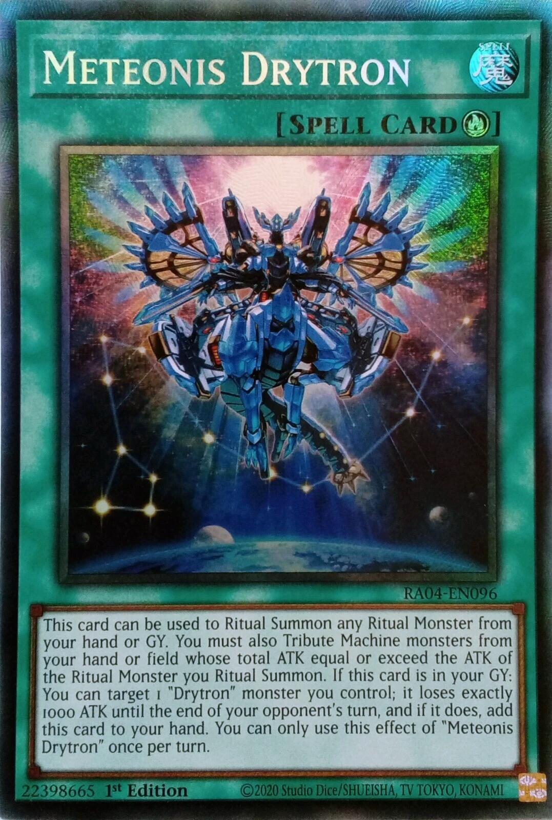 Meteonis Drytron [RA04-EN096] Prismatic Collector's Rare | Gear Gaming Bentonville