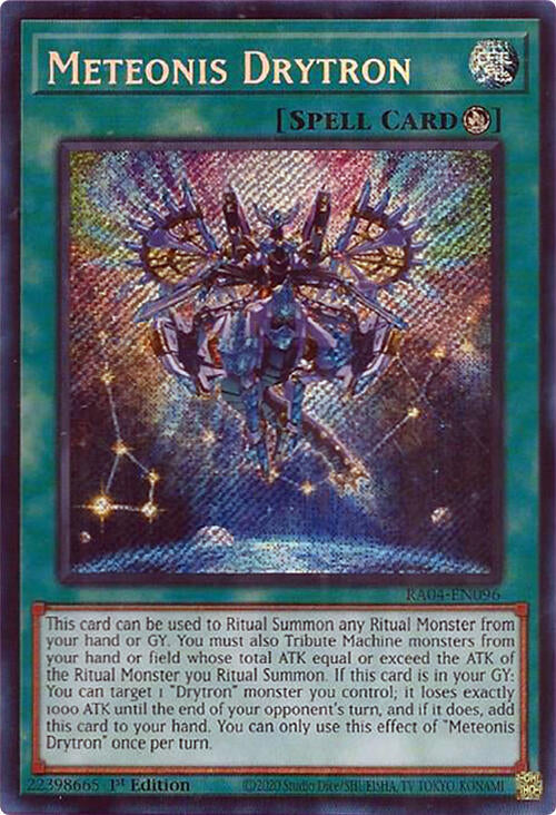 Meteonis Drytron [RA04-EN096] Secret Rare | Gear Gaming Bentonville