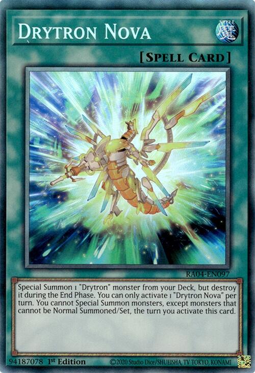 Drytron Nova [RA04-EN097] Prismatic Collector's Rare | Gear Gaming Bentonville