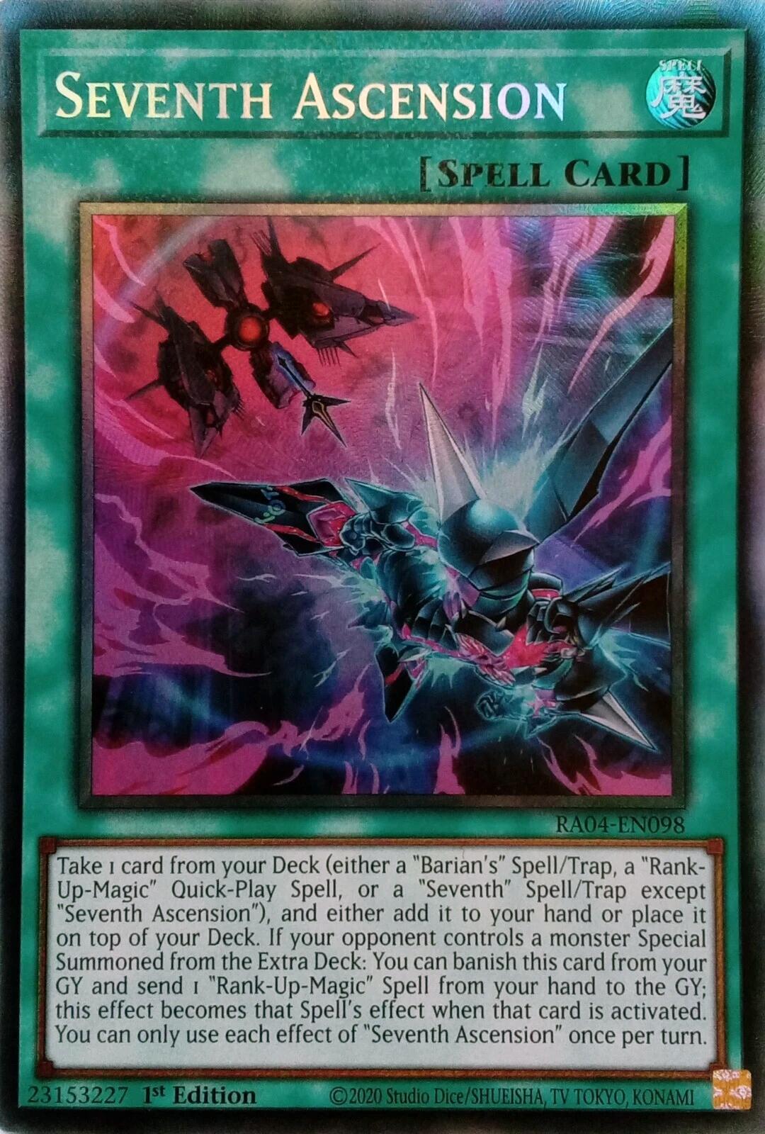 Seventh Ascension [RA04-EN098] Prismatic Collector's Rare | Gear Gaming Bentonville