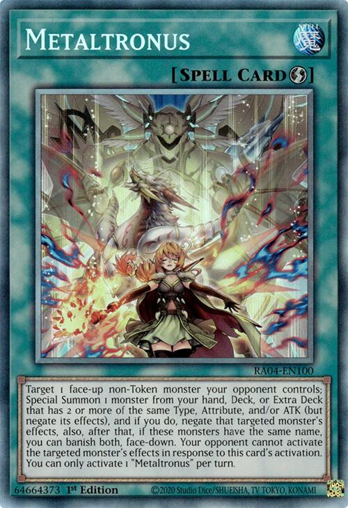 Metaltronus [RA04-EN100] Prismatic Collector's Rare | Gear Gaming Bentonville