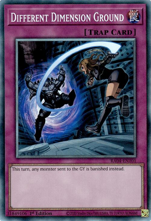 Different Dimension Ground [RA04-EN101] Prismatic Collector's Rare | Gear Gaming Bentonville