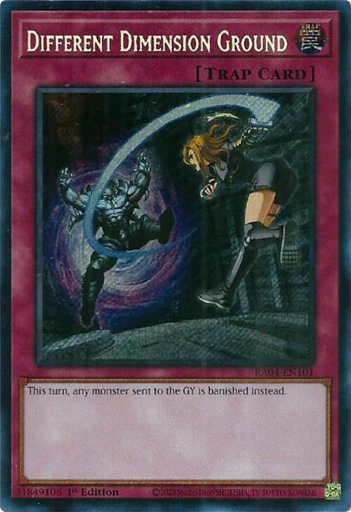 Different Dimension Ground [RA04-EN101] Secret Rare | Gear Gaming Bentonville