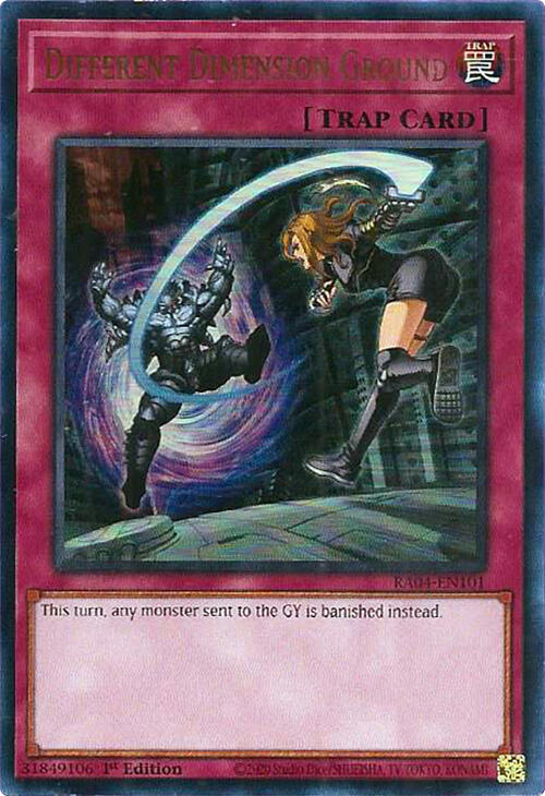 Different Dimension Ground [RA04-EN101] Ultra Rare | Gear Gaming Bentonville