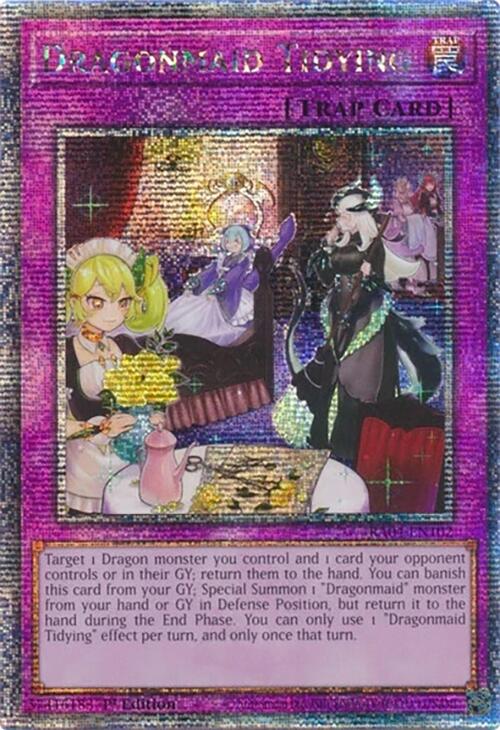 Dragonmaid Tidying [RA04-EN102] Quarter Century Secret Rare | Gear Gaming Bentonville