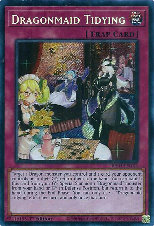 Dragonmaid Tidying [RA04-EN102] Secret Rare | Gear Gaming Bentonville