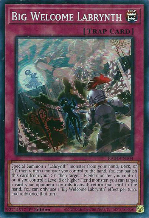 Big Welcome Labrynth [RA04-EN104] Super Rare | Gear Gaming Bentonville