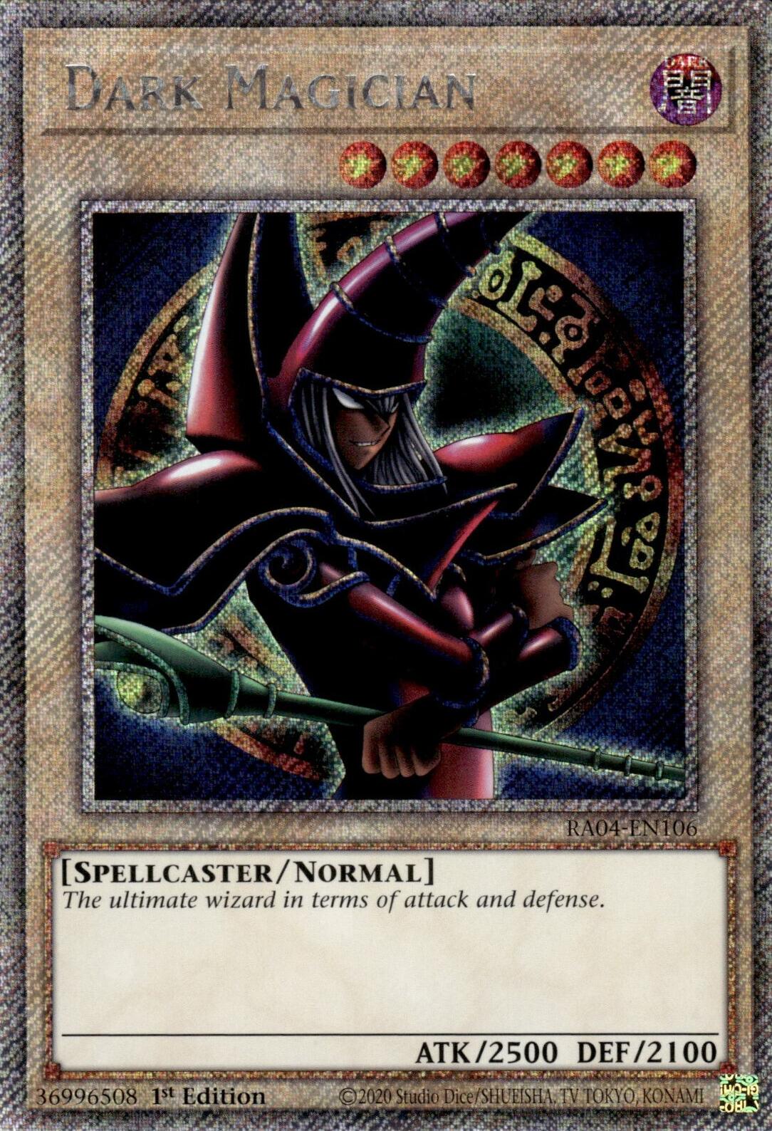 Dark Magician (Arkana) [RA04-EN106] Platinum Secret Rare | Gear Gaming Bentonville