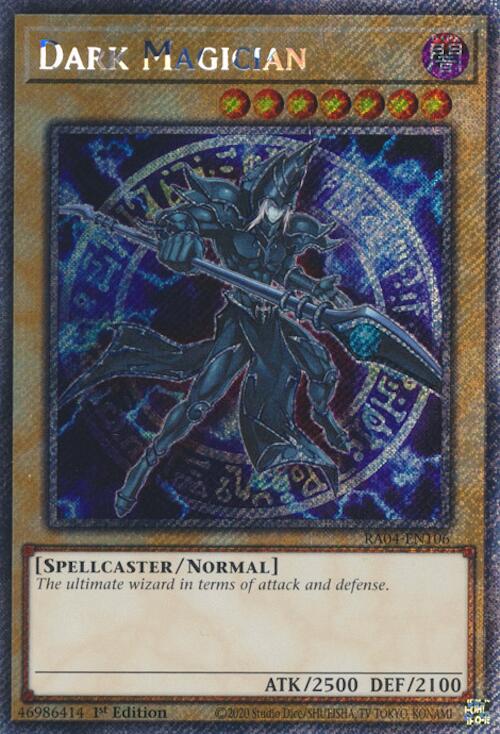 Dark Magician (7th Art) [RA04-EN106] Platinum Secret Rare | Gear Gaming Bentonville