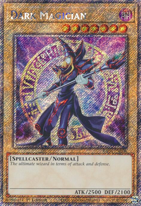 Dark Magician (8th Art) [RA04-EN106] Platinum Secret Rare | Gear Gaming Bentonville
