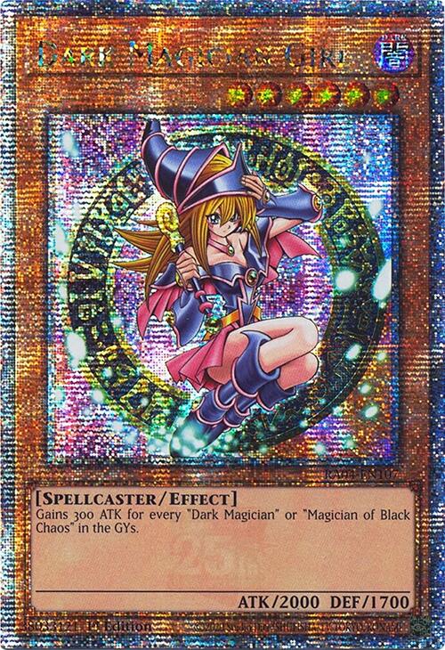 Dark Magician Girl (3rd Art) [RA04-EN107] Quarter Century Secret Rare | Gear Gaming Bentonville