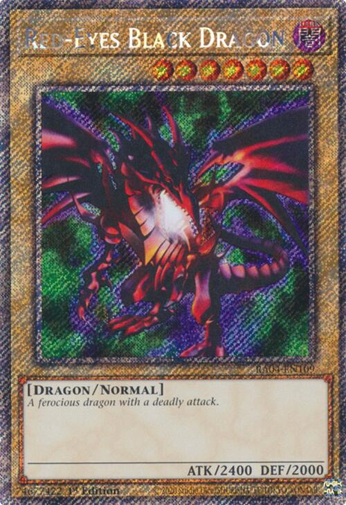 Red-Eyes Black Dragon (4th Art) [RA04-EN109] Platinum Secret Rare | Gear Gaming Bentonville