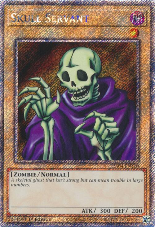 Skull Servant [RA04-EN110] Platinum Secret Rare | Gear Gaming Bentonville