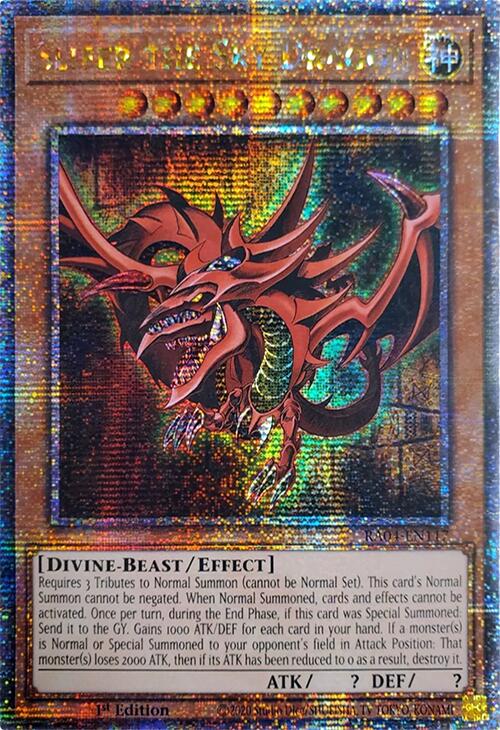 Slifer the Sky Dragon [RA04-EN117] Quarter Century Secret Rare | Gear Gaming Bentonville