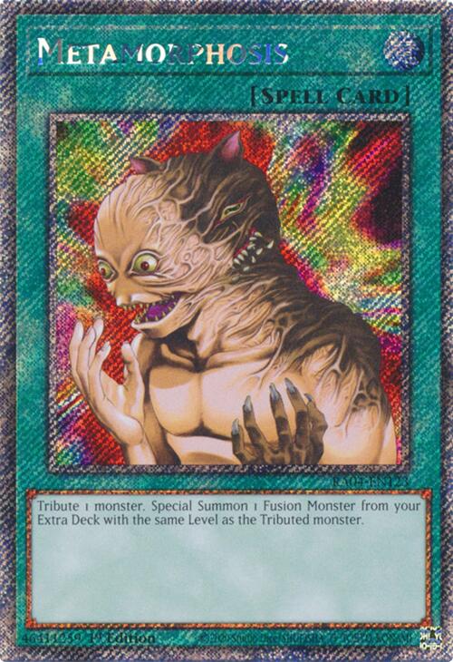 Metamorphosis [RA04-EN123] Platinum Secret Rare | Gear Gaming Bentonville