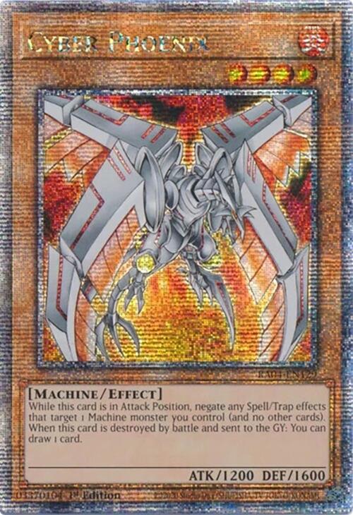 Cyber Phoenix [RA04-EN129] Quarter Century Secret Rare | Gear Gaming Bentonville