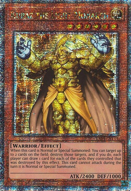 Kuraz the Light Monarch [RA04-EN133] Quarter Century Secret Rare | Gear Gaming Bentonville