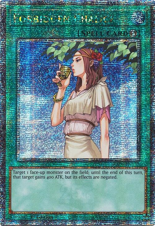 Forbidden Chalice [RA04-EN137] Quarter Century Secret Rare | Gear Gaming Bentonville