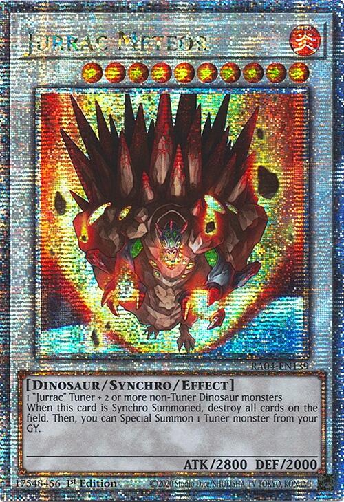 Jurrac Meteor [RA04-EN139] Quarter Century Secret Rare | Gear Gaming Bentonville