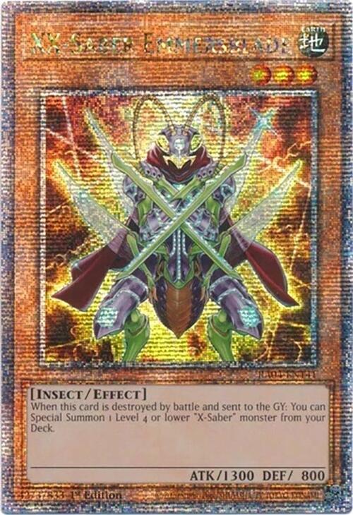 XX-Saber Emmersblade [RA04-EN141] Quarter Century Secret Rare | Gear Gaming Bentonville