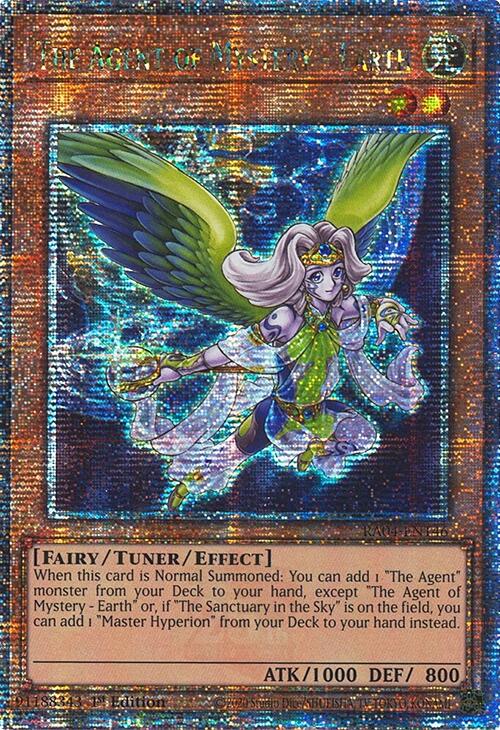 The Agent of Mystery - Earth [RA04-EN146] Quarter Century Secret Rare | Gear Gaming Bentonville
