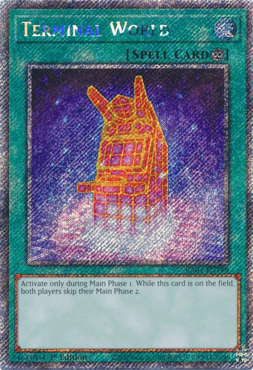 Terminal World [RA04-EN148] Platinum Secret Rare | Gear Gaming Bentonville