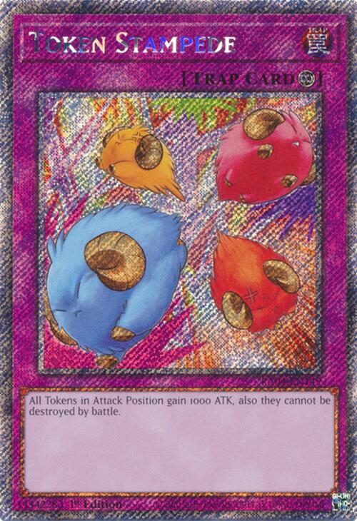 Token Stampede [RA04-EN149] Platinum Secret Rare | Gear Gaming Bentonville