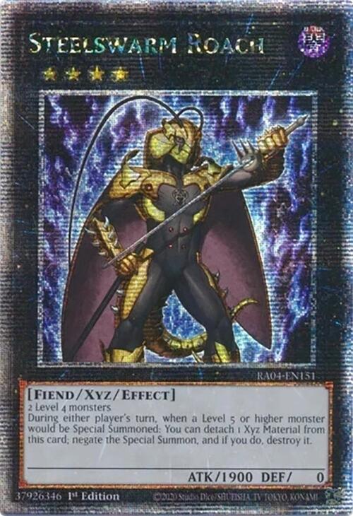 Steelswarm Roach [RA04-EN151] Quarter Century Secret Rare | Gear Gaming Bentonville