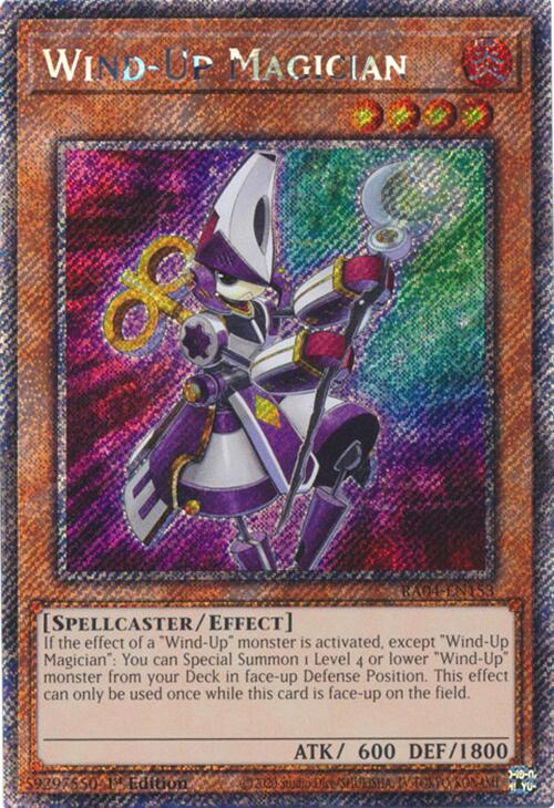 Wind-Up Magician [RA04-EN153] Platinum Secret Rare | Gear Gaming Bentonville