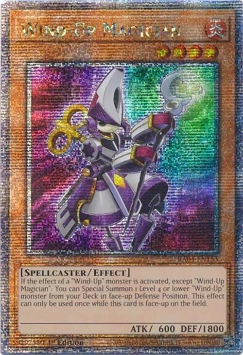 Wind-Up Magician [RA04-EN153] Quarter Century Secret Rare | Gear Gaming Bentonville