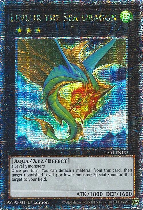 Leviair the Sea Dragon [RA04-EN155] Quarter Century Secret Rare | Gear Gaming Bentonville