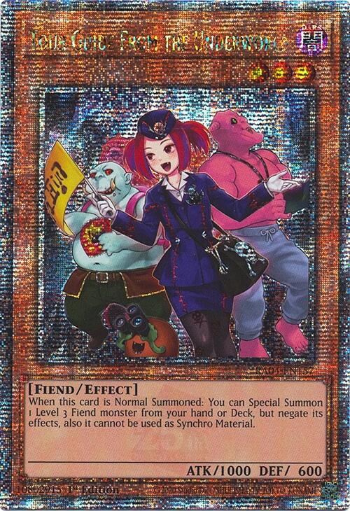 Tour Guide from the Underworld (Alternate Art) [RA04-EN157] Quarter Century Secret Rare | Gear Gaming Bentonville