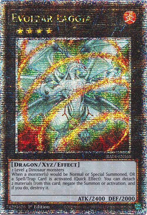 Evolzar Laggia [RA04-EN160] Quarter Century Secret Rare | Gear Gaming Bentonville