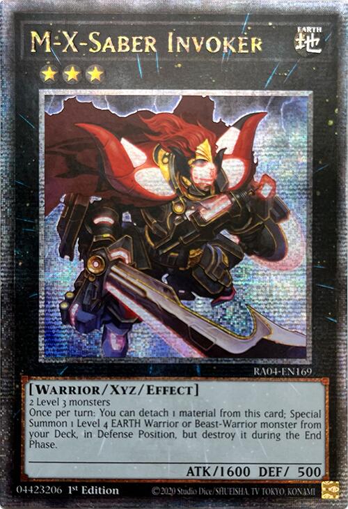 M-X-Saber Invoker [RA04-EN169] Quarter Century Secret Rare | Gear Gaming Bentonville