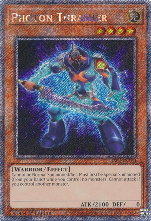 Photon Thrasher [RA04-EN170] Platinum Secret Rare | Gear Gaming Bentonville