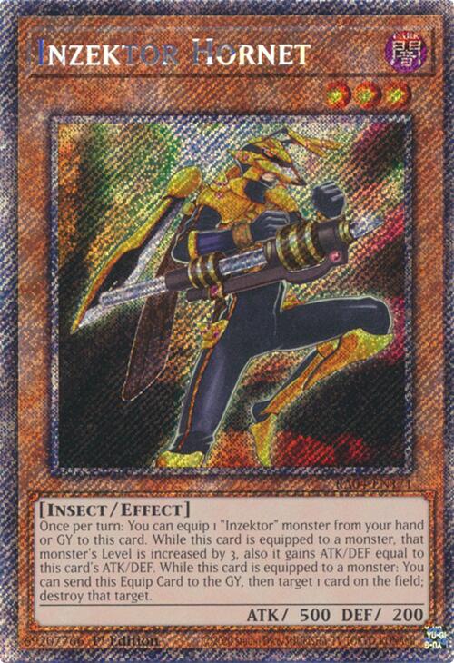 Inzektor Hornet [RA04-EN171] Platinum Secret Rare | Gear Gaming Bentonville