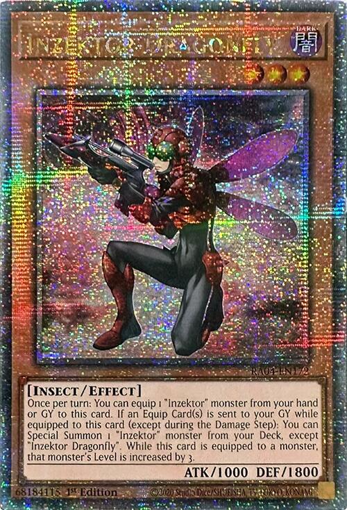 Inzektor Dragonfly [RA04-EN172] Quarter Century Secret Rare | Gear Gaming Bentonville