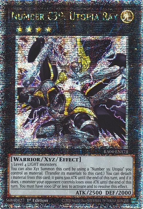 Number C39: Utopia Ray [RA04-EN174] Quarter Century Secret Rare | Gear Gaming Bentonville