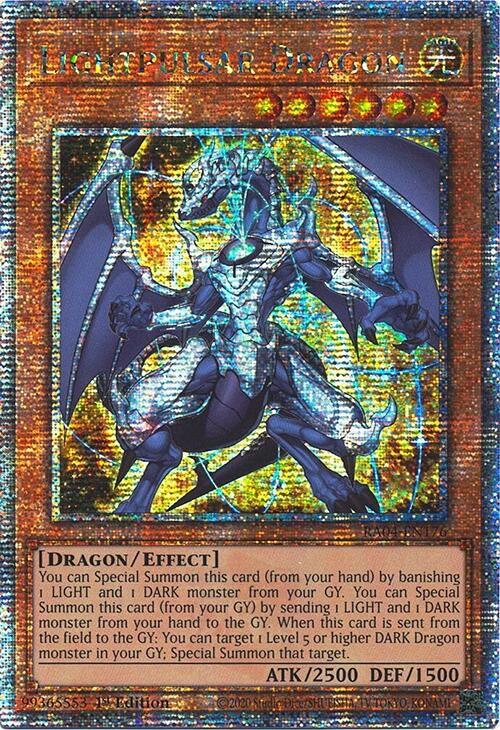 Lightpulsar Dragon [RA04-EN176] Quarter Century Secret Rare | Gear Gaming Bentonville
